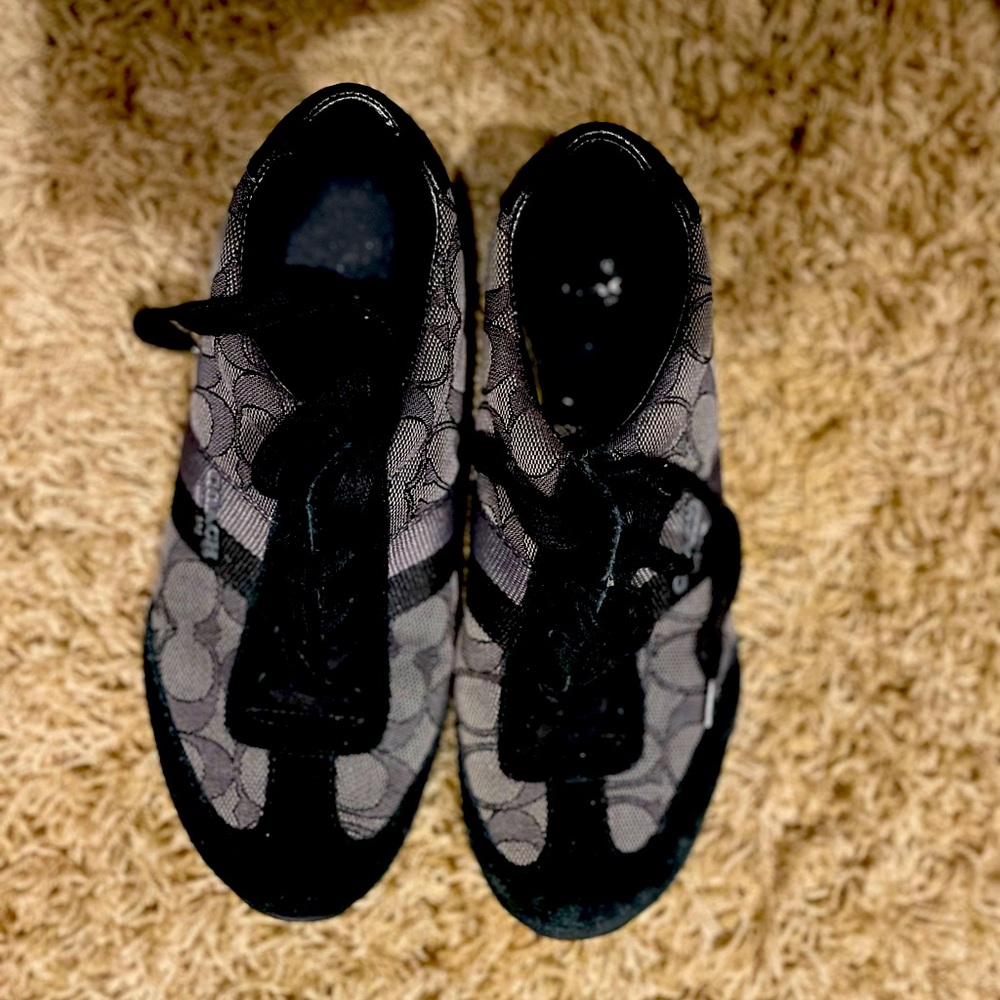 Coach Black Logo Sneakers